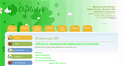 Desktop Screenshot of ctyrlistekms.cz