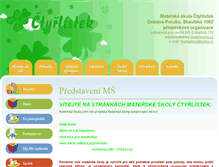 Tablet Screenshot of ctyrlistekms.cz